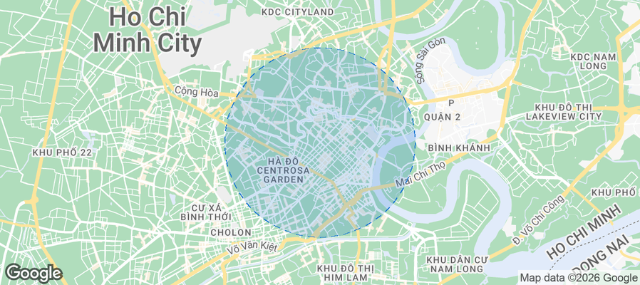 Võ Thị Sáu Airbnb map
